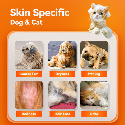 Puainta Banov Shampoo for Dogs & Cats – Gentle Relief for Sensitive & Itchy Skin