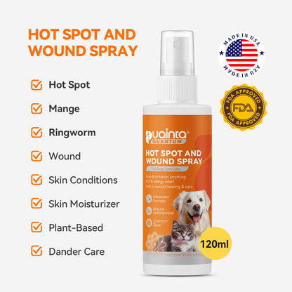 Puainta® Quantum Silver Skin Spray for Dogs/ Cats