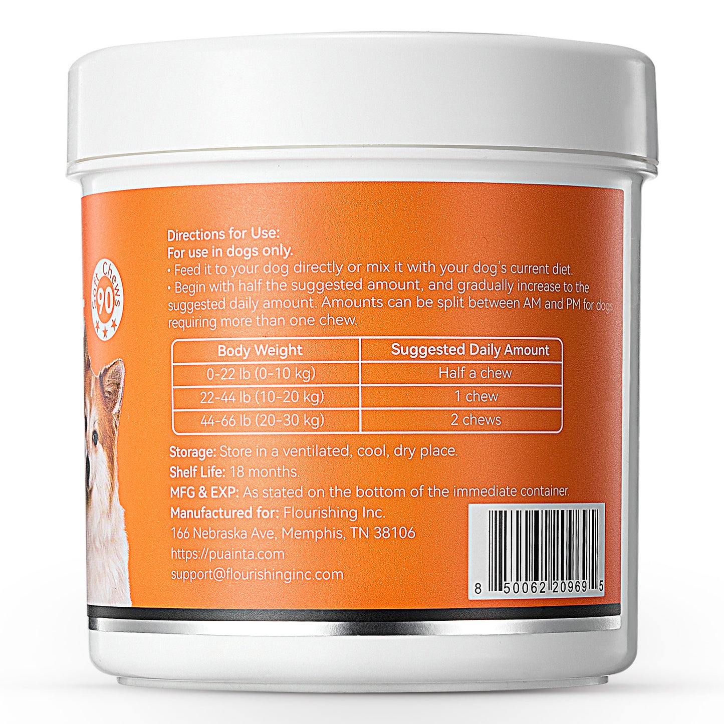 Puainta® Hip Joint Soft Chew for Dogs Supports Mobility