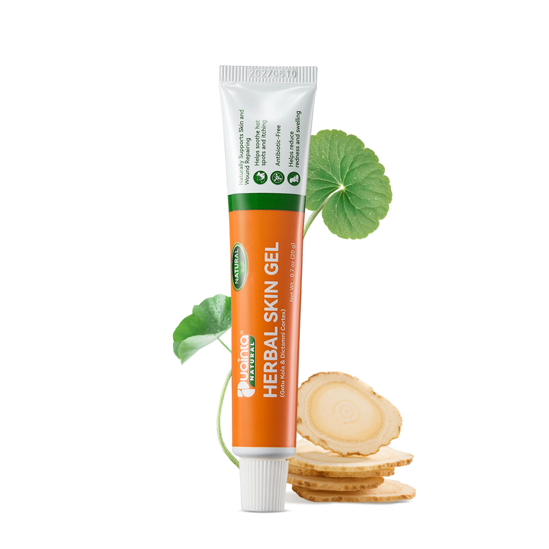 Puainta Natural Herbal Skin Gel – Soothing Itch Relief for Dogs & Cats