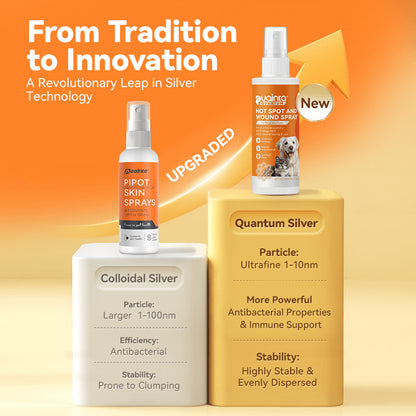 Puainta® Quantum Silver Skin Spray for Dogs/ Cats