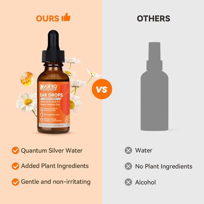 Puainta Quantum Silver Ear Drops for Dogs & Cats – Gentle Ear Care Solution