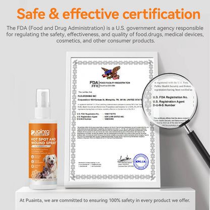 Puainta® Quantum Silver Skin Spray for Dogs/ Cats